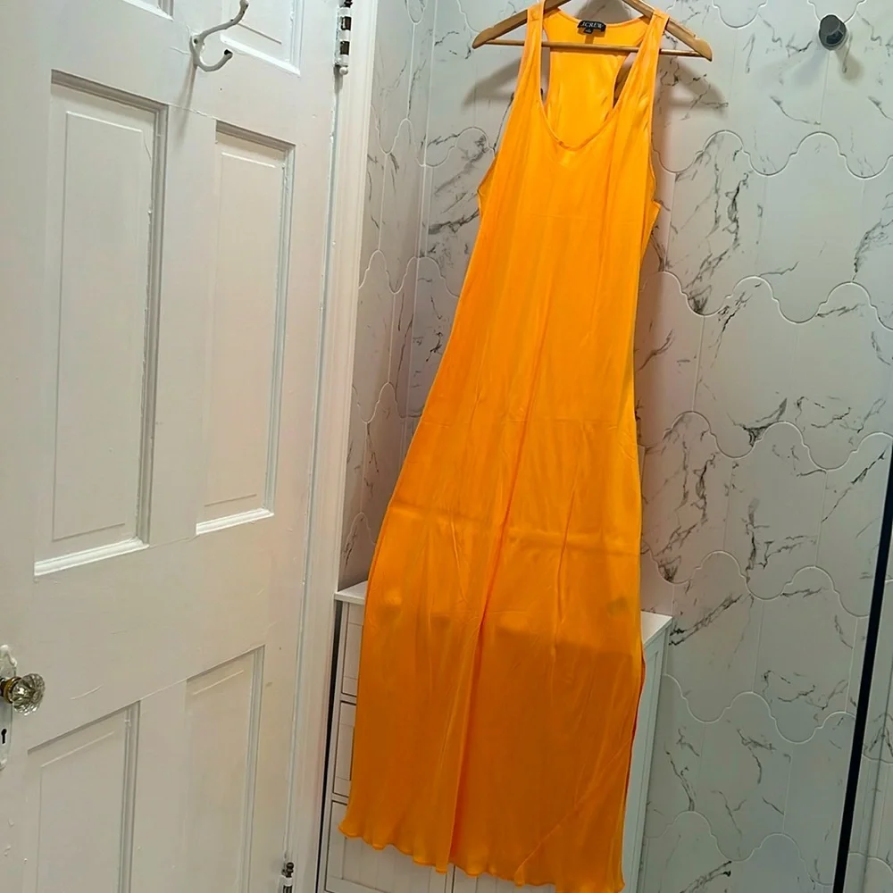 J Crew Gwen Cupro Maxi Dress - Picture 2 of 7